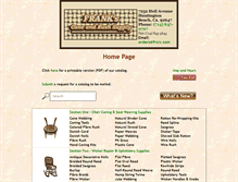 Tablet Screenshot of franksupply.com